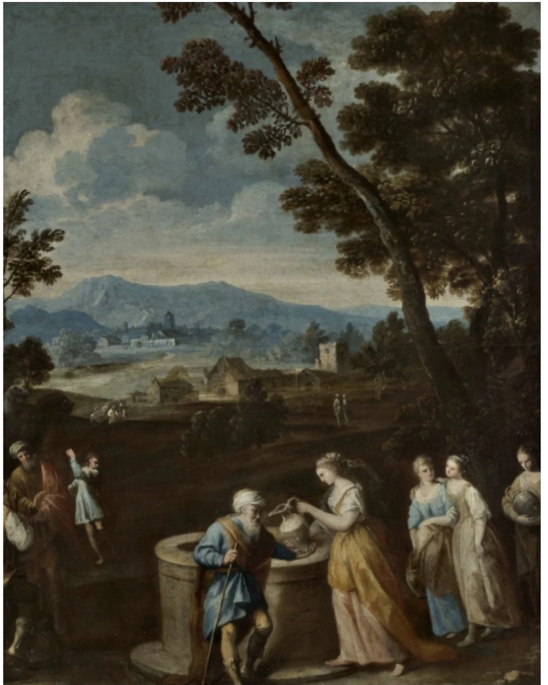 Giuseppe Zola-6-Eliezer e Rebecca al pozzo